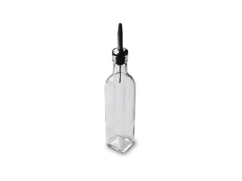 Dispensador de botellas de aceite de oliva de vidrio transparente con pico  vertedor - Fabricante confiable de botellas, frascos y recipientes de  vidrio