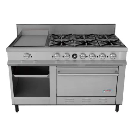 Estufa compacta grill San-Son SSE6QG