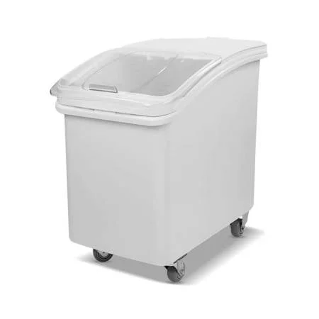 Almacenador de polipropileno para granos, tipo carro, capacidad de 102 litros