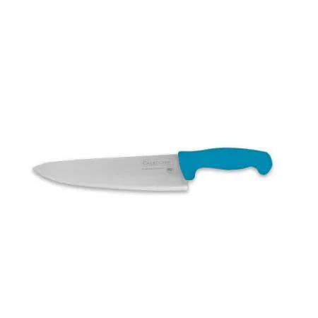 Cuchillo Chef 10", filo profesional, mango ergonómico color azul