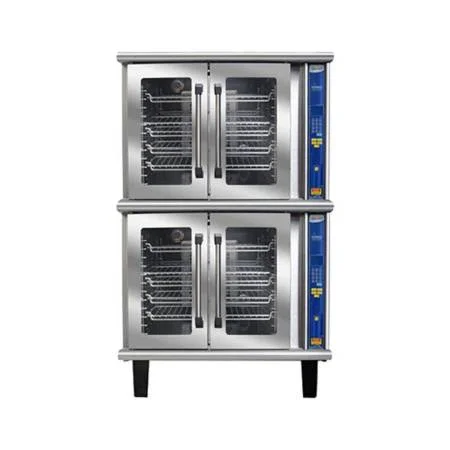 Dos hornos profesionales apilados de 5 charolas 45 x 65 HCU DUPLEX San-Son