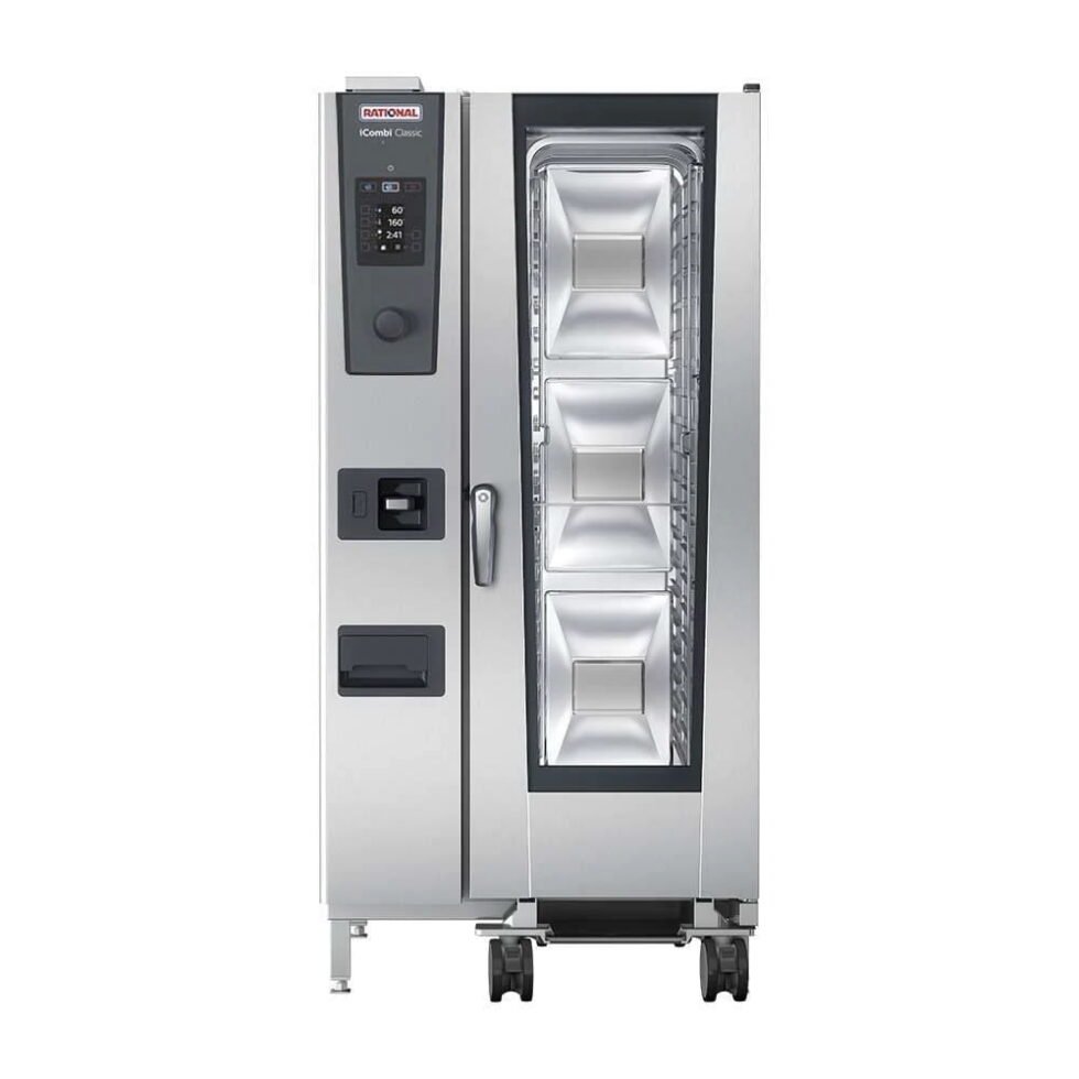 Horno iCombi Classic a gas, 20 charolas de 1/1 CF2GRRA.0001387 Rational