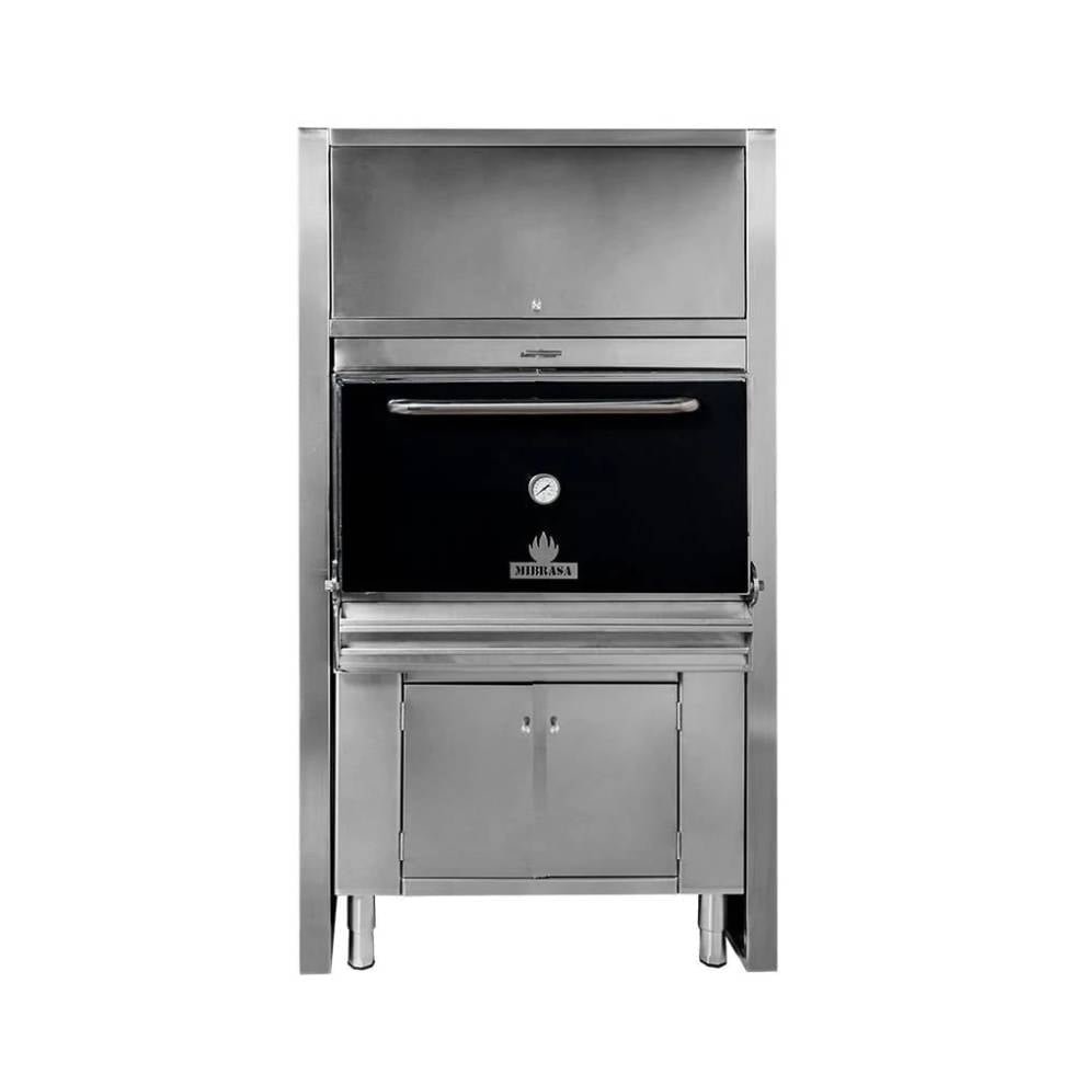 Horno con armario completo, funcionamiento es 100% con carbón vegetal HMBAC75 International