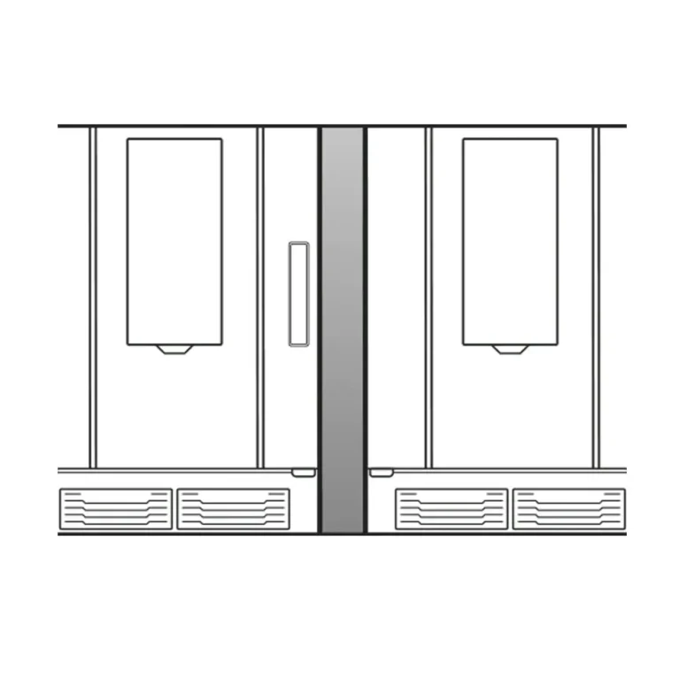 Kit UNOX XUC198 para Colocación Lateral de Dos Hornos